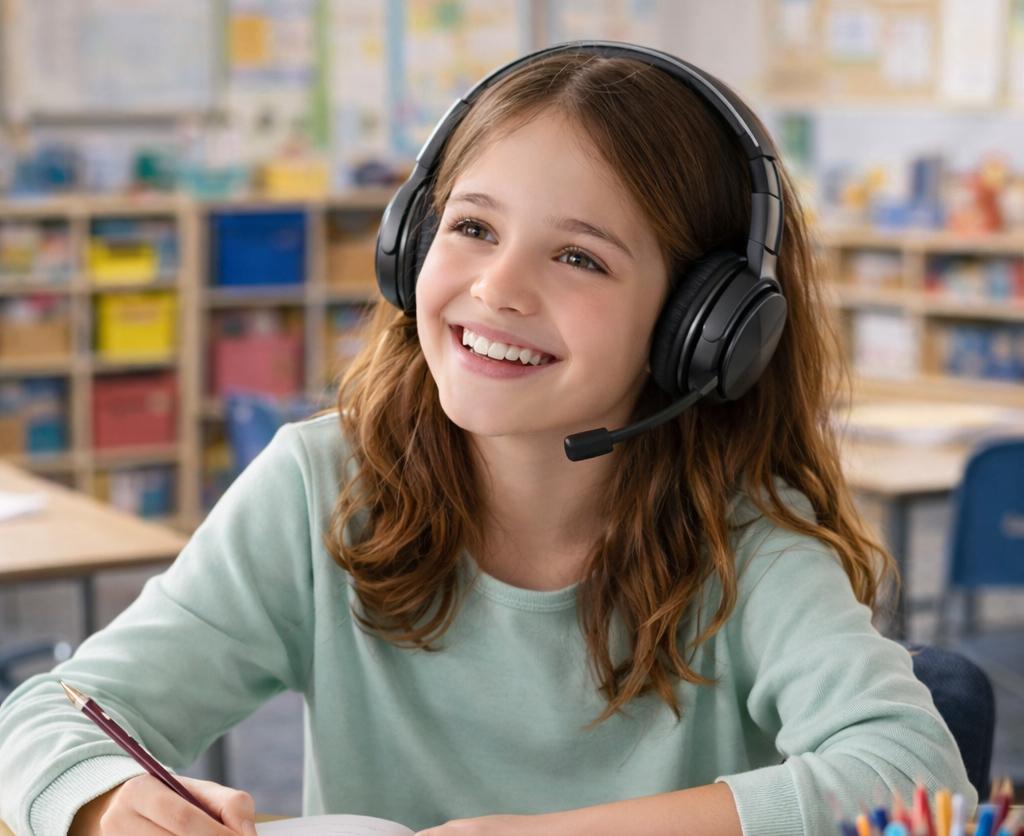 Happy student achieving proven results with five-star rating